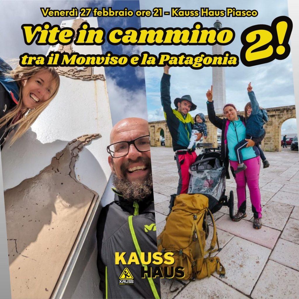 Vite in cammino 2 con bagaglio leggero e vivo e cammino 27 febbraio birrificio kauss piasco